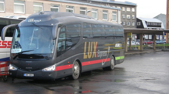 Автобус Lux Express в Таллине фото Kaarels