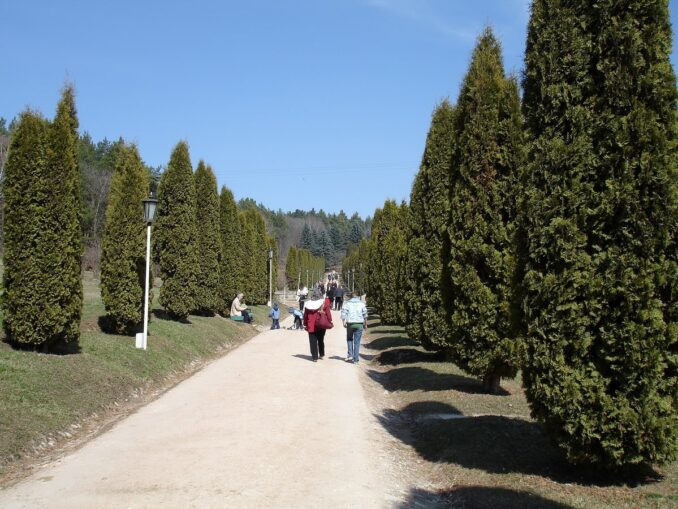 Кисловодский Курортный парк в конце марта, фото @Stranneek/Wikimedia Commons В Кисловодск в России в марте едут, чтобы одохнуть и подлечиться