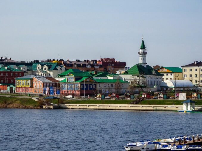 Старая Татарская слобода, Казань, фото nikolai_kolosov/Pixabay.com Старая Татарская слобода в Казани, весна