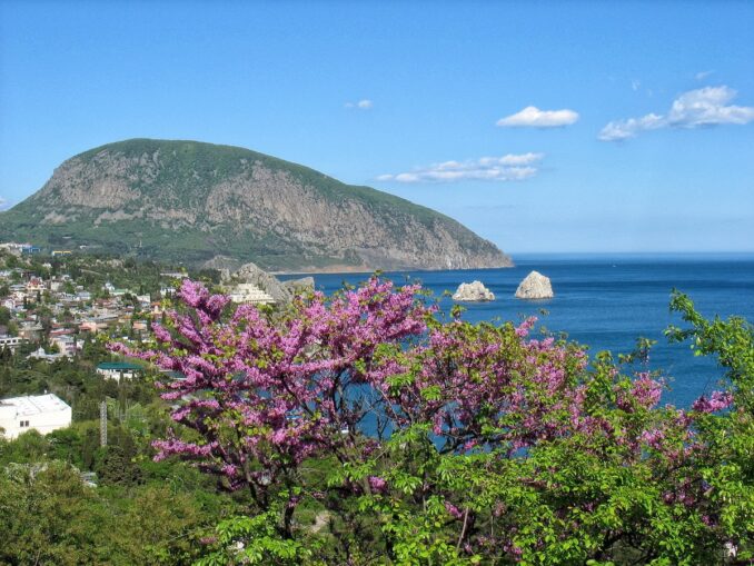 Гора Аю-Даг - сюда нужно приехать из Алушты весной