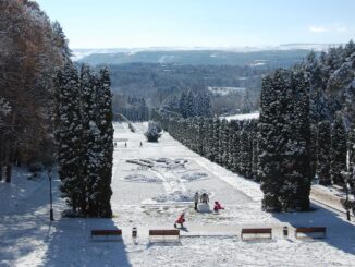 Курортный парк - в Кисловодск зимой можно ехать на экскурсии и лечение