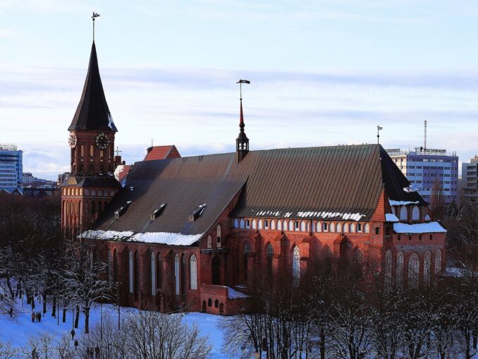 Кёнигсбергский собор на острове Канта, Калининград, фото @Рина Мороз/Wikimedia Commons Кёнигсбергский собор на острове Канта зимой